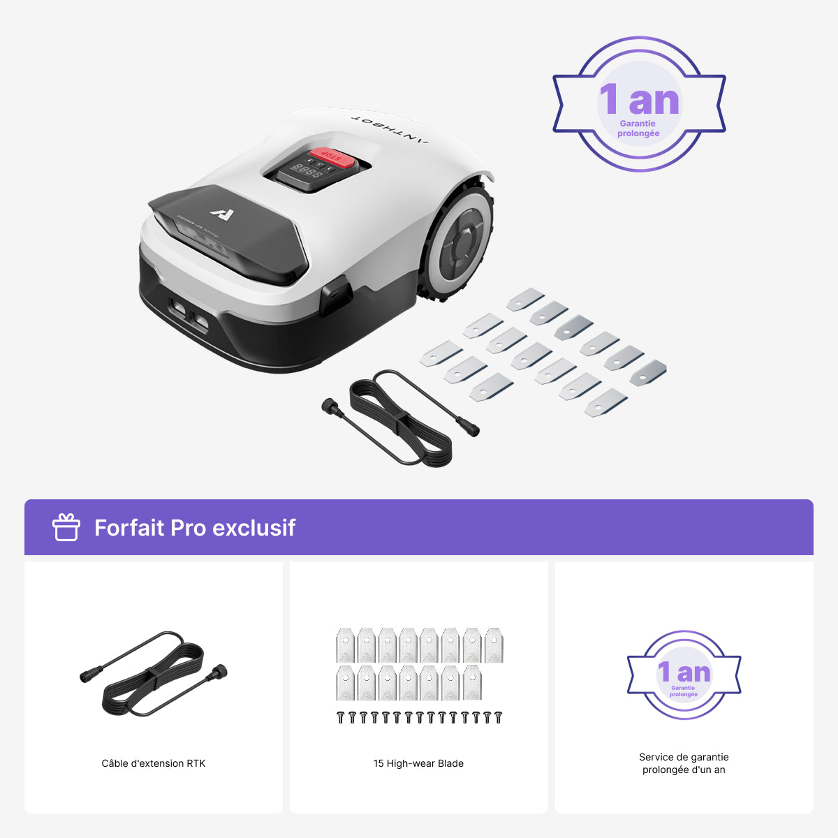 ANTHBOT Genie: Smart AI Robot Lawn Mower - No Wire